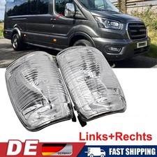 Für Ford Transit Mk8 2014-2021Spiegelblinker-Blinker Gehäuse Weiß Links+Rechts