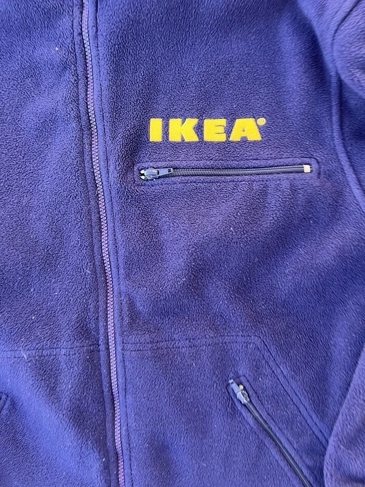  employee uniform fleece staff clothing full zip jacket