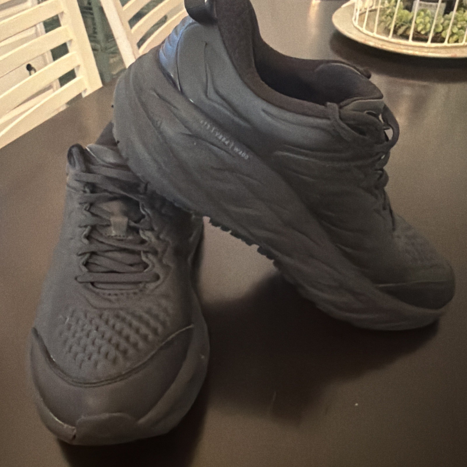 Hoka One One Bondi SR Men’s Shoes Size 9.5 Black Slip Resistant Work Nurse thumbnail 2