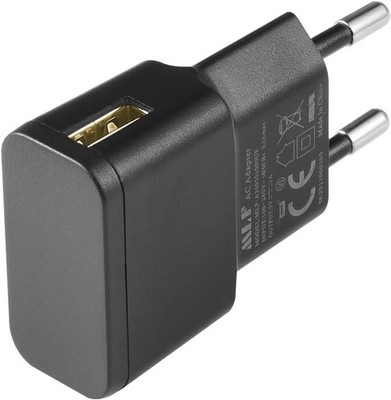 USB Ladegerät 5V 1A Netzteiladapter schwarz für Kameras, E-Reader, Tablets,...