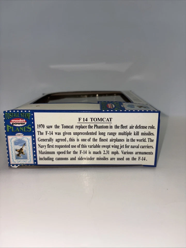 F-14 Tomcat. variable swept wing. Die Cast metal. 1:160 scale. New in Box. Mint. - Image 3 of 4