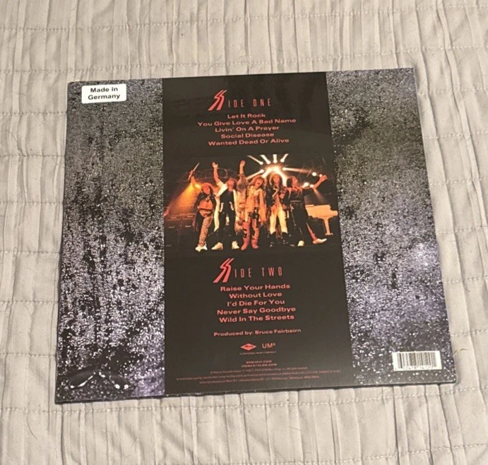 Bon Jovi - Slippery When Liquid Disc Edtion Vinyl New Sealed Unumbered - Image 3 of 4