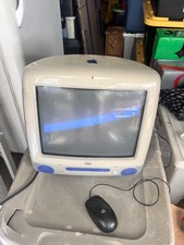 Vintage Apple iMac G3 1998 Bondi Blue With Keyboard And Mouse Clean Tested