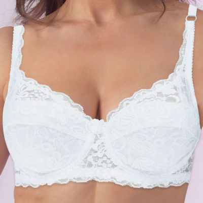 Women Push-Up Bra 9 colors Floral Padded Plunge Bras Bralette Size 32-42 A B C D