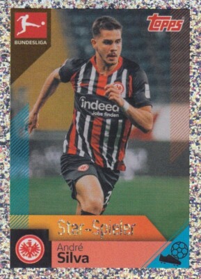 Topps Bundesliga 2020/2021 Sticker Nr. 145 Andre Silva Eintracht Frankfurt Bild