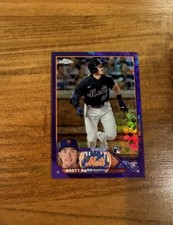 Brett Baty 2023 Topps Chrome Purple Logofractor Refractor /250 NRMT+ Rookie RC