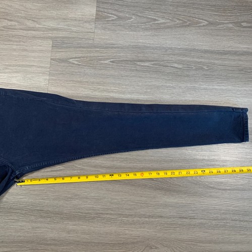 Vintage Guess Jeans Womens Size 28x30 Navy High Waist Tapered Leg USA Made - Picture 9 of 13