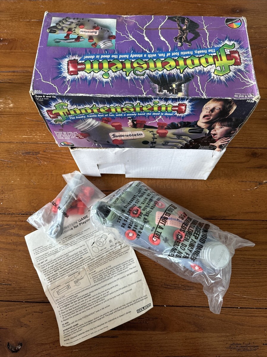 フランケンシュタインゲーム　COLECO GAMES　デッドストック品 Rare 1988 Footenstein Frankenstein Operation Coleco Games