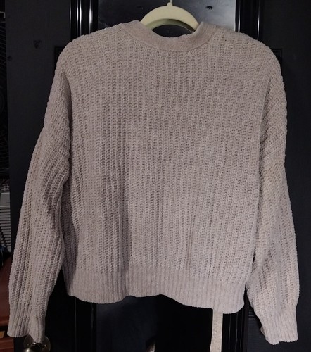 American Eagle Women’s Size Small Knit Beige Cardigan Button Down - Picture 3 of 3