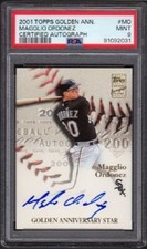 2001 Magglio Ordonez Topps Golden Anniversary Great #GAA-MO Autograph PSA 9 Mint