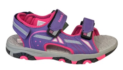 NWT Youth Girl Kamik Flounder Open Toe Fisherman Sandals Sport Shoes 3 8-9 yrs