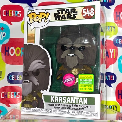 Funko Pop Star Wars Krrsantan #548 Flocked SDCC 2022 LE NIB w