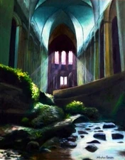 Ancient Light Cathedral Painting