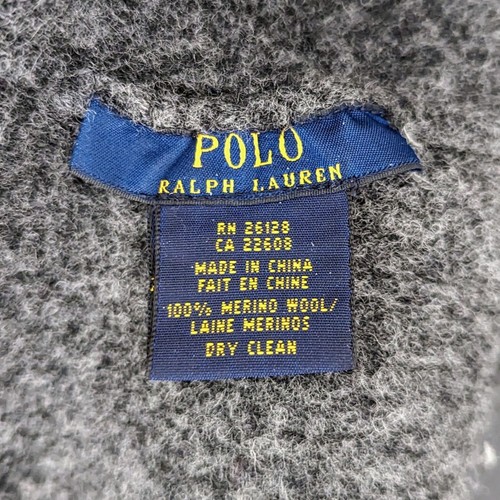 Polo Ralph Lauren 100% Merino Wool Winter Watch Cap Gray Unisex Small - Picture 2 of 3