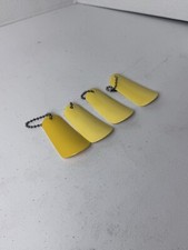 NOS Tupperware Shoehorn Keychains Lot Of 4 Vintage Party Favor Hostess Gift
