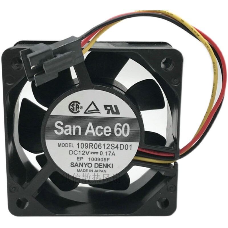 Ventilateur SANYO 109R0612G401 – 6CM, 12V, 0.24A – Pour Alimentation PC Ou Chassis – Neuf Avec Défaut Mineur
