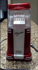 Nostalgia Electrics Hot Air Popcorn Maker 8 Cups Retro Series