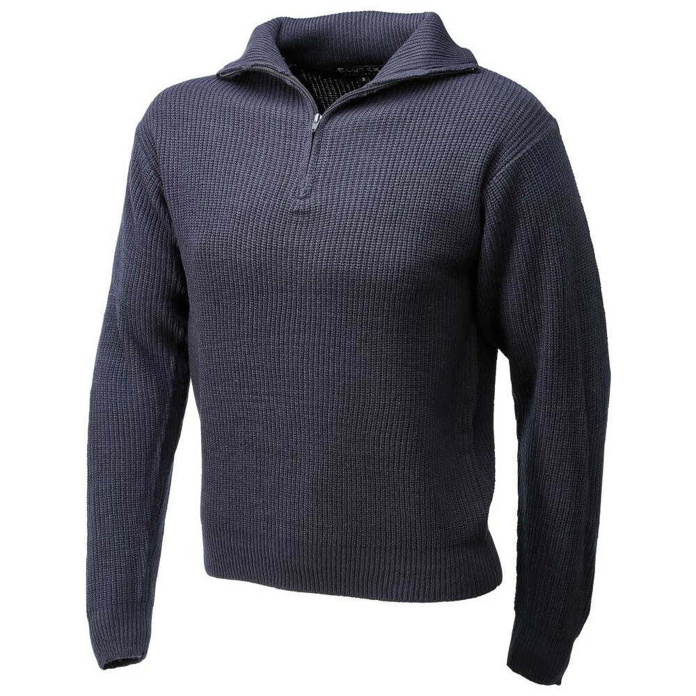Arbeitspullover Strick Troyer Arbeitspullover Baumwolle Marine