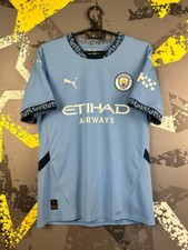 Manchester City Jersey Home football Soccer shirt 2024 Puma Men Size M ig93