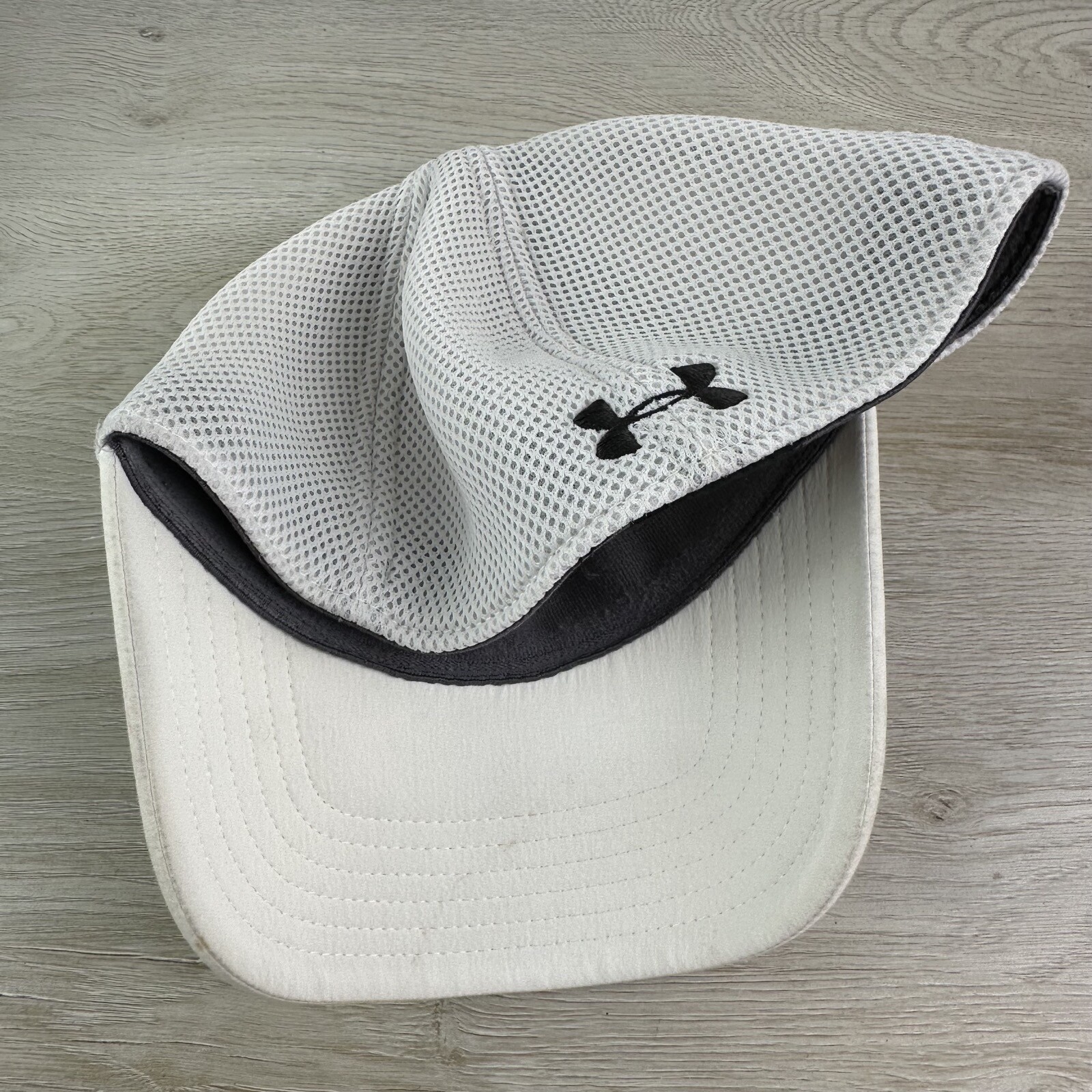 Under Armour Gray Hat Size Medium-Large Fitted Ba… - image 10