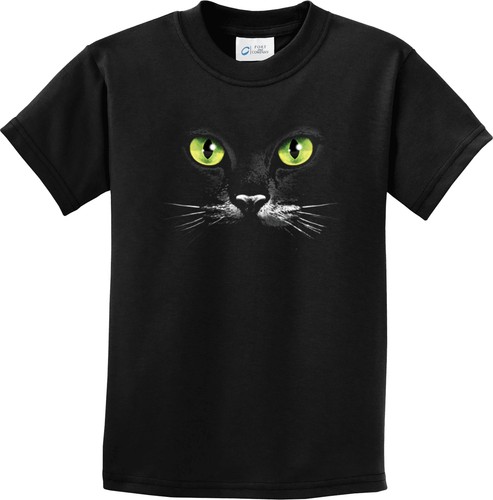 Kids Halloween Black Cat T-Shirt - Picture 2 of 6