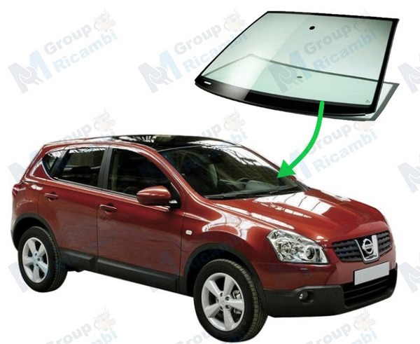 Nissan Qashqai 2007 - 2014 Frontscheibe Frontscheibe Mit Sensoren-image