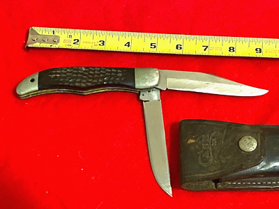 Vintage Case XX #6265 SAB Folding Hunter with Sheath ak-04