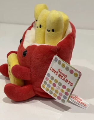 Swizzles Love Hearts Fries Before Guys Plush Cuddly Soft Toy
