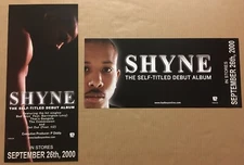 SHYNE Vintage 2000 PROMO DOUBLE SIDED POSTER Banner w/ DATE NEVER DISPLAYED
