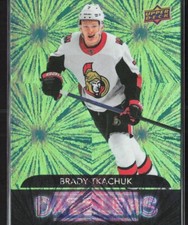 Brady Tkachuk 2020-1 UD Dazzlers Green #DZ-31 - Ottawa Senators