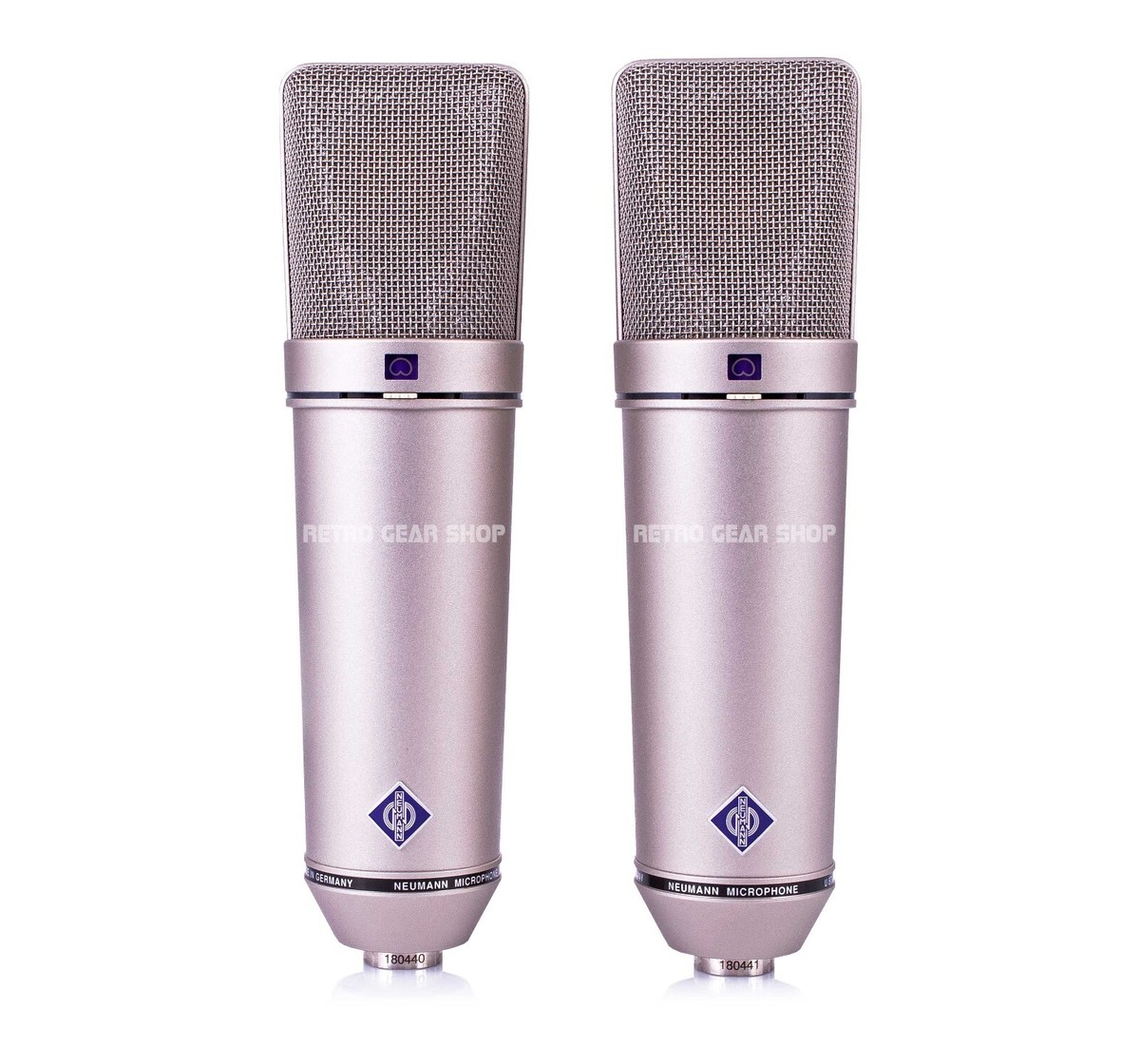 Neumann U 87 Ai U87 Condenser Microphone Nickel Stereo Studio Set