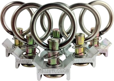 20x Single Endbeschlag Endfitting für Airlineschiene Zurrschiene Flugöse 1800