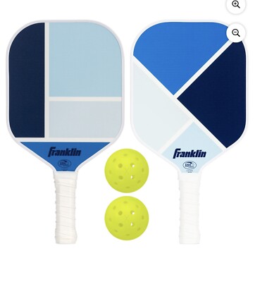 Franklin Sports 2-Player Pickleball Paddle Set - (2) Fiberglass Paddles