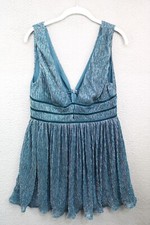 LuLu's Sparkling Velvet Trim Mini Dress-Size Medium-Cocktail-Prom