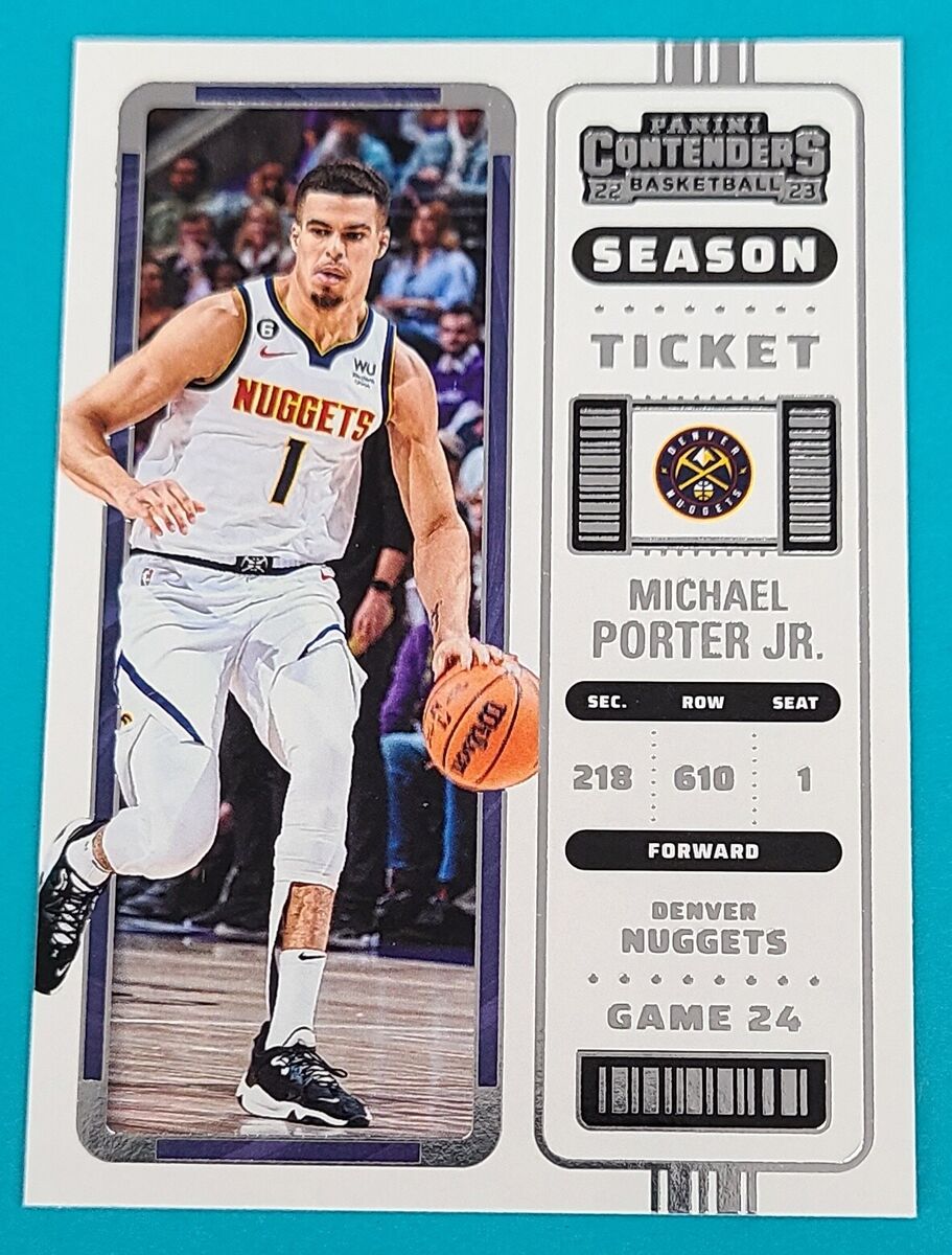2022-23 Panini Contenders #11 Michael Porter Jr. Denver 2022-23 Panini Contenders #11 Michael Porter Jr. Denver