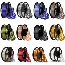 FLASHFORGE Silk PLA Filament 1.75mm 3D Printer Filament 1kg for FDM 3D Printers