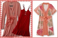 Women's Shortie Nightgown Robe w/belt. - Your choice. NWT S, M,or L