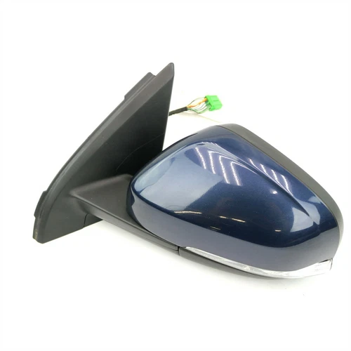 11-18 Volvo S60 V60 498 Caspian Blue Metallic Left Door Mirror 31402628