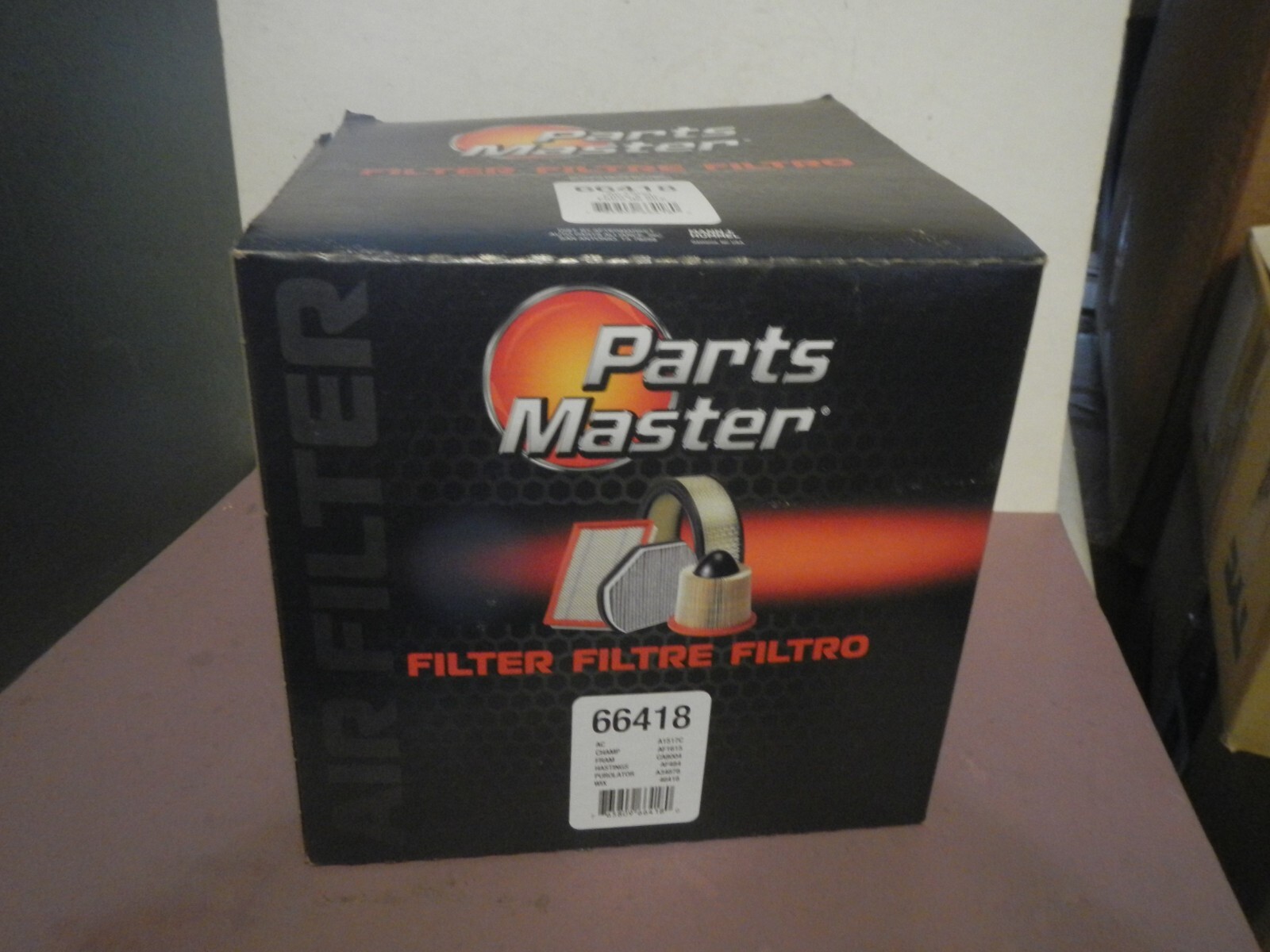 Parts Master Air Filter 66418 Same As AC A1517C, Champ AF 1615, Fram