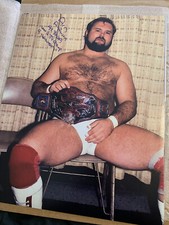 WWE Arn Anderson 4 Horsemen Signed & Inscribed 16x20 NWA WCW Wrestling Poster