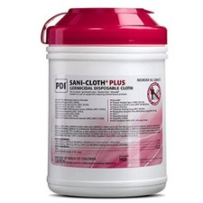 PDI Q89072 Sani-Cloth Plus Large Germicidal Sterilizing Wipes 6" x 6.75" 160/Pk