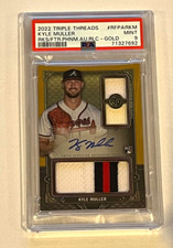 2022 TOPPS TRIPLE THREADS MLB Braves KYLE MULLER RC ROOKIE PATCH AUTO /35 RPA