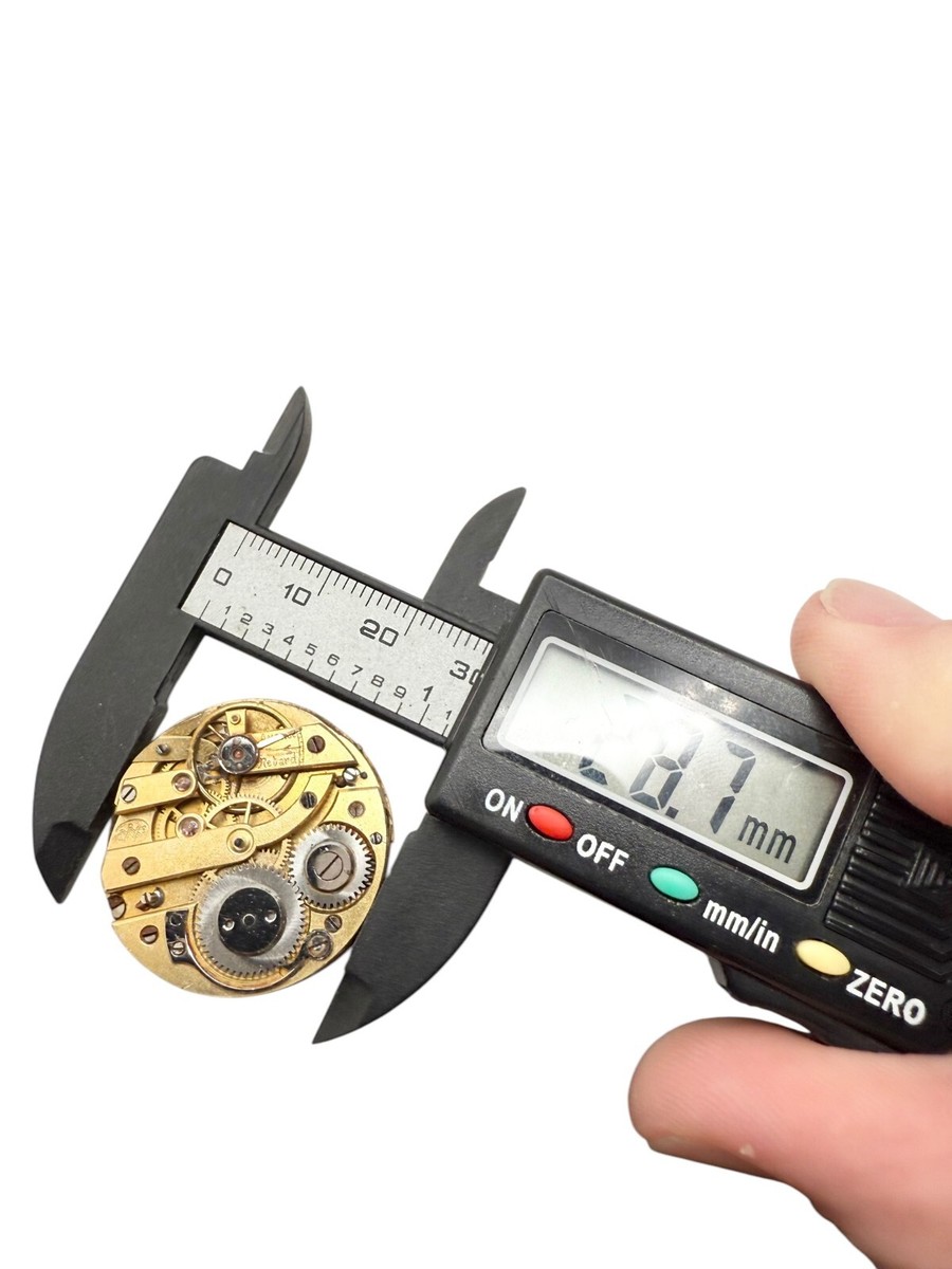 Thin Antique Swiss Pocket Watch Movement View 2