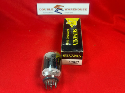Vintage Sylvania 12HE7 Electronic Vacuum Tube