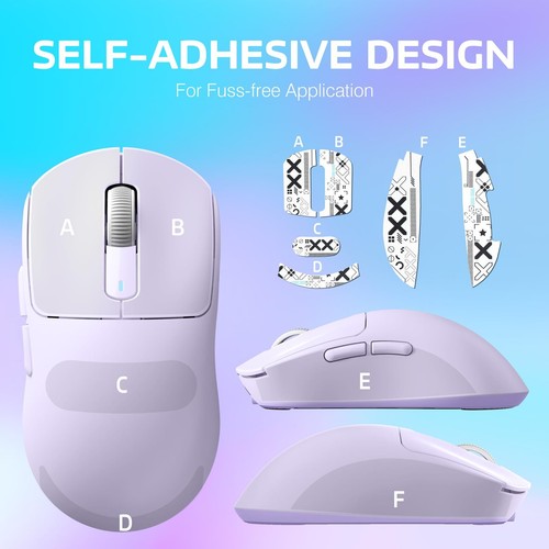 Mouse da gioco leggero wireless 26000 DPI 3 modalità con mouse antiscivolo per PC - Foto 50 di 70