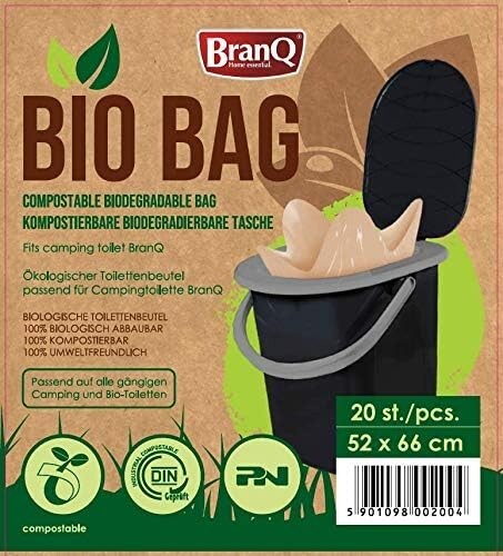 Camping Toilettenbeutel Bio 20 Stück Limited Edition Für Campingtoiletten Branq - Bild 6 von 7