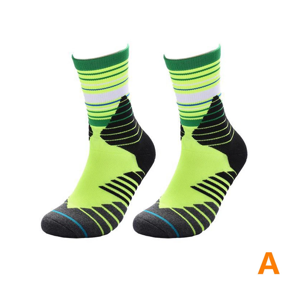 Pro Men Women Compression Running Cotton Ankle Socks Gym Basketball Sports Socks - Image 2 of 4