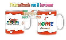 Tazza tazzone  Kinder Ferrero Latte da colazione Personalizzata con il  tuo Nome