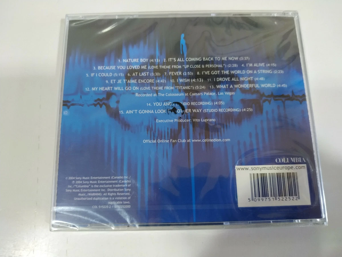 Celine Dion A New Day Live in Las Vegas 2004 - CD Nuevo