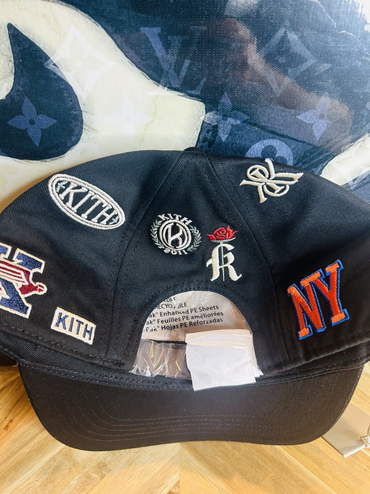 Kith X Patchwork NY Knicks Black Leather Strap Hat OSFA Sold Out